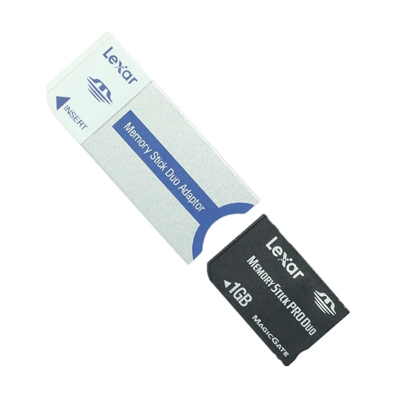 Lexar 1GB Memory Stick Duo карта памяти MS карта с Memory Stick конвертер/адаптер для psp