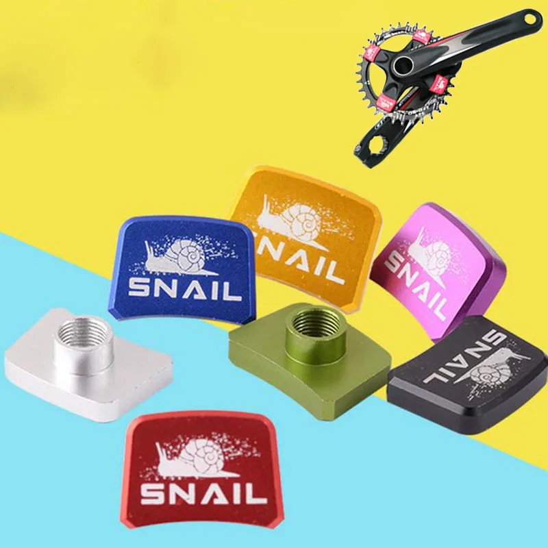 Bicycle Crank Plate Screws MTB Road Bike Crankset Nut 7075 Aluminum