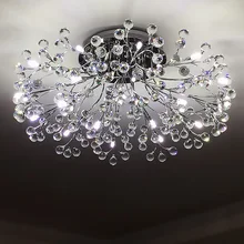 Fancy ceiling Light Crystal LED Crystal ceiling lamp modern lamps for living room lights AC110-240V Crystal lighting Bed Room Fancy ceiling Light Crystal LED Crystal ceiling lamp modern lamps for living room lights AC110-240V Crystal lighting Bed Room