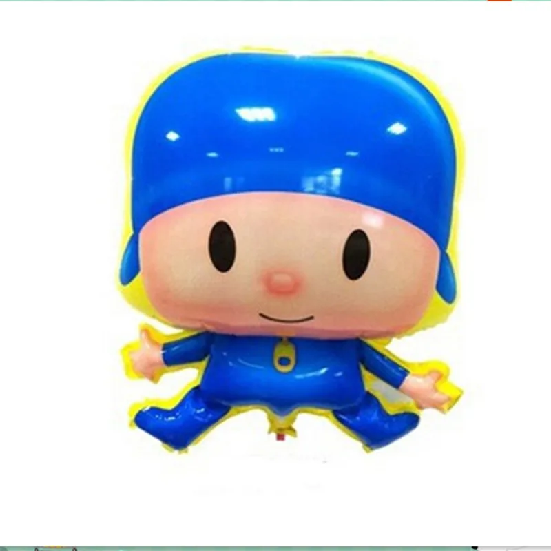 2 шт 3D ПВХ синий мультфильм мальчик воздушные шары мальчики аниме классические