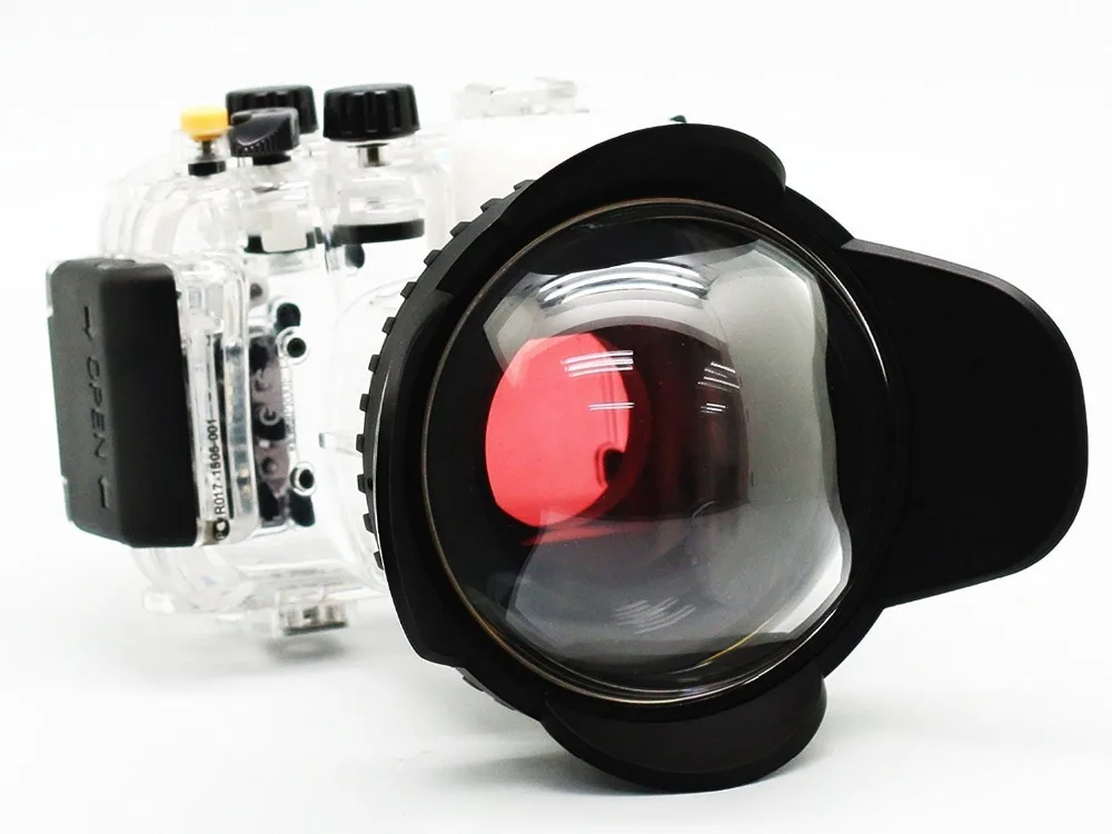 40m/130ft Underwater Camera Housing For Canon Powershot G16 Waterproof
