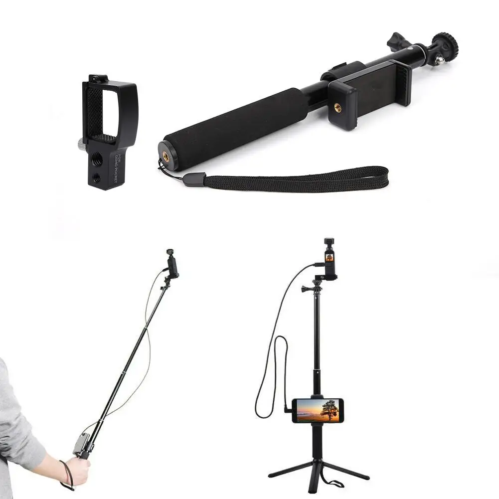Портативный удлинитель селфи палка подставка держатель для DJI OSMO Карманная камера новая распродажа