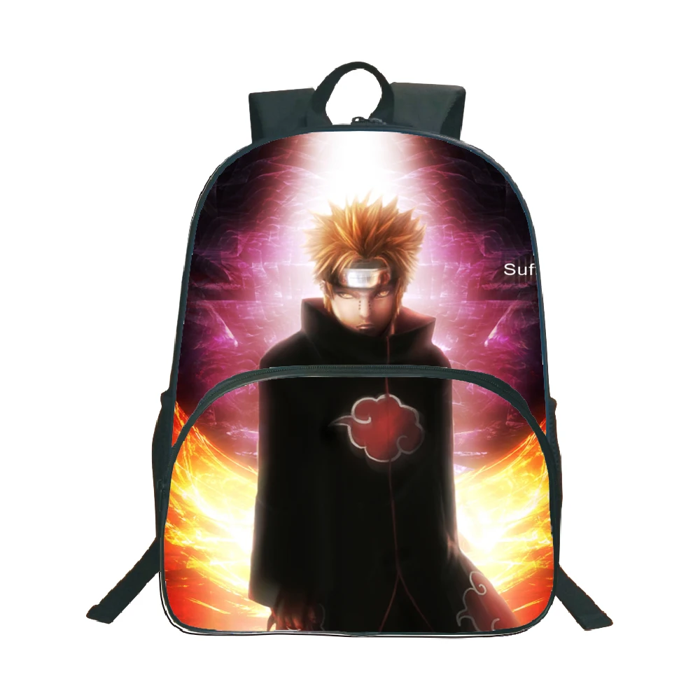 Школьные ранцы Naruto Uchiha Sasuke школьный рюкзак для мальчиков и девочек красивый