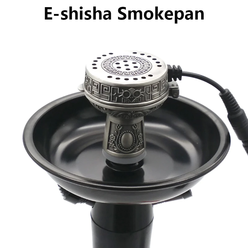 Multifunctional Metal Eshisha Smokepan Electronic Tobacco Bowl
