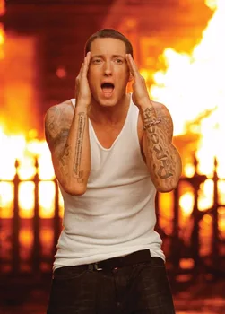 

Home Decor Eminem Music Star 10-Silk Art Poster Wall Sicker Decoration Gift