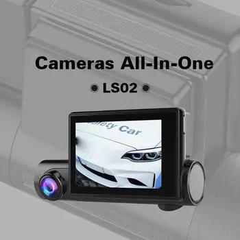 

3 Inch Oled Touch Screen Dual Integrated 1080P+1080P Wifi Gps Driving Recorder Gps Tracking Dual Screen Display