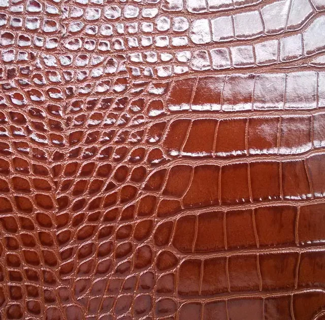 2016 синтетические Яркий крокодиловой кожи faux кожа текстиль кожа ткань материал