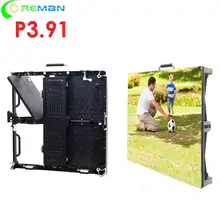 Легкий тонкий магнитный светодиодный экран шкафа ph3.91 с передним ремонтом 25x25 см светодиодный модуль