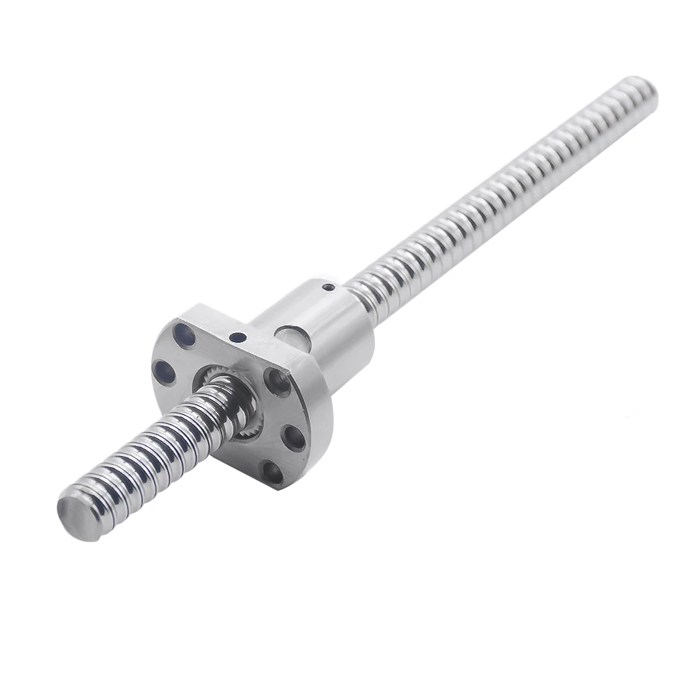 

SFU1204 L1000mm rolled ball screw cnc C7 with 1204 single ball nut for CNC parts SFU1204-L-1000mm length 1000mm ballscrew 1204