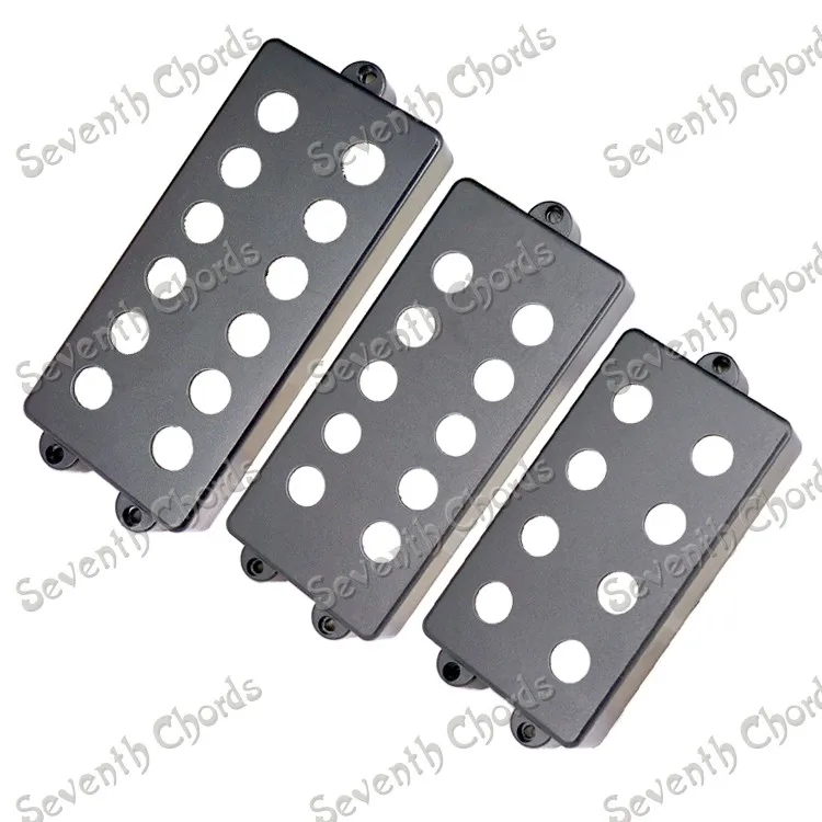 2 Pcs Humbucker Pickup Covers For Electric Bass Guitar / 4 String 5