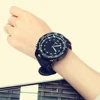 2022 Sport Large Dial Men Women Watch Faux Leather Band Quartz Wrist Watch Couple Gift ► Photo 3/6