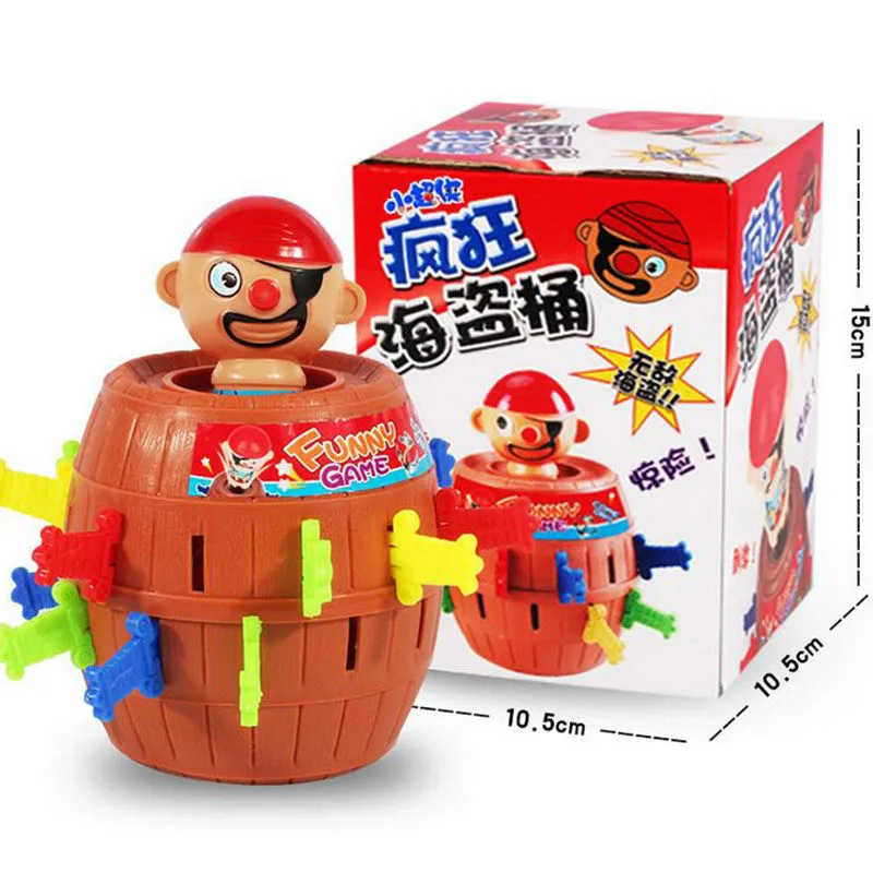 Toy Novelty Toys Kids Lucky Stab Up Shocker Gag Toys for Children 3 Size Tricky Jumping Pirate Barrel Game Toy Toy Novelty Toys Kids Lucky Stab Up Shocker Gag Toys for Children 3 Size Tricky Jumping Pirate Barrel Game Toy