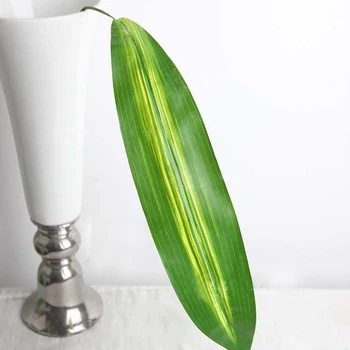 

Green Artificial Monstera Leaf Wall Plant Tree Branch Brazilian Leaves Palm Evergreen Tail Leave Home Wedding Decoration Flowers