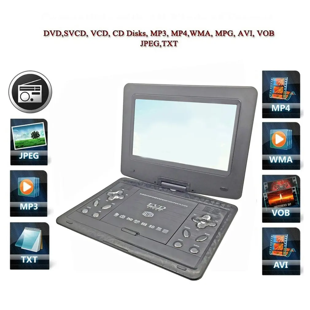 

Multifuntional 13.9 inch HD TV Portable DVD Player HD Portable CD TV player Multimedia Player LMD139