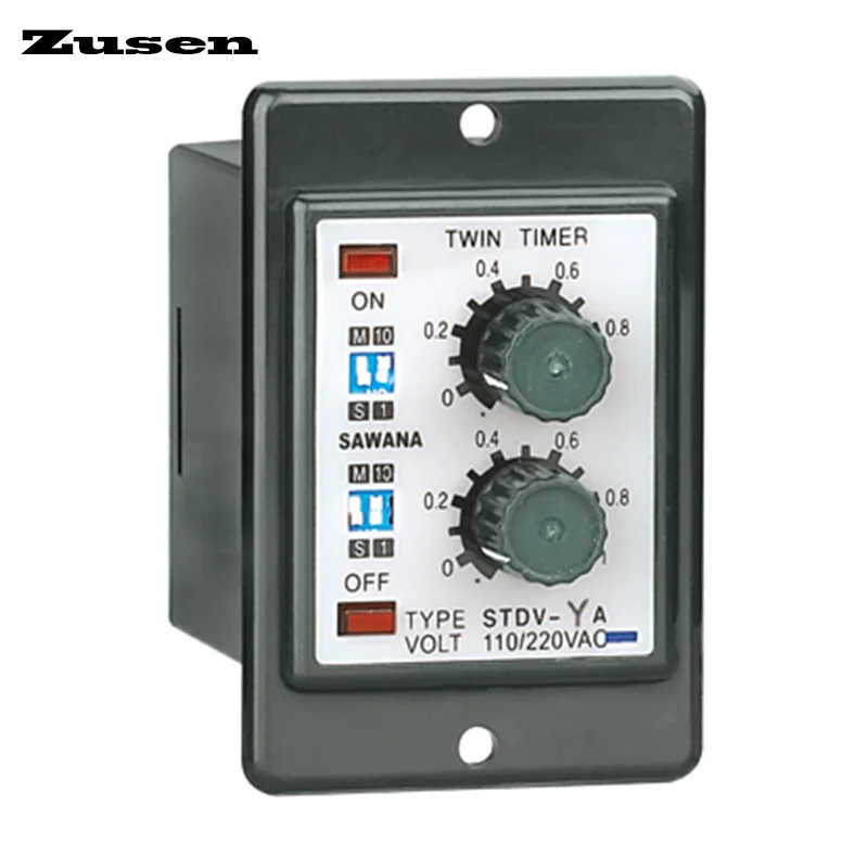 Relé de Tempo Gêmeo de Zusen Atdv-y Multi Escala 1s Variável30h Intervalo