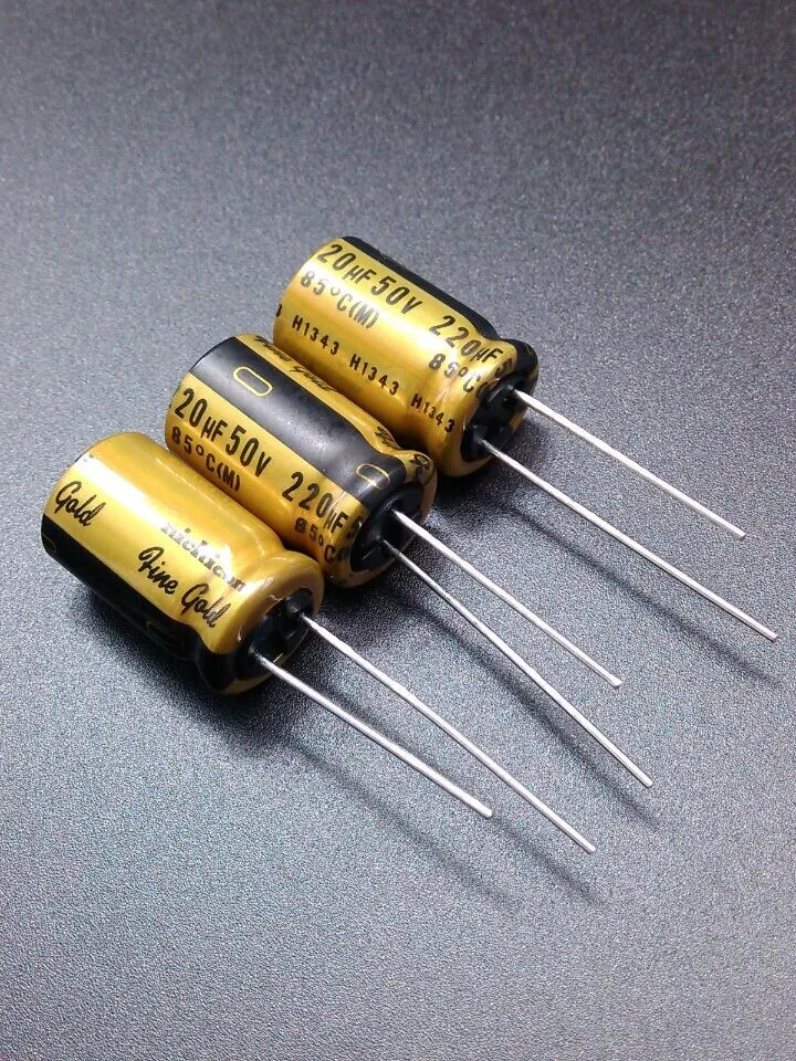 30PCS Nichicon FG 220uF 50V genuine spot 220uf 50v audio imported for capacitor free shipping