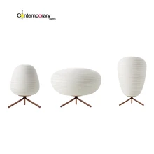 Белый E27 Стекло современная мода восточные фонарь в форме Скандинавский дизайн реплики настольная лампа для гостиницы кухня-столовая