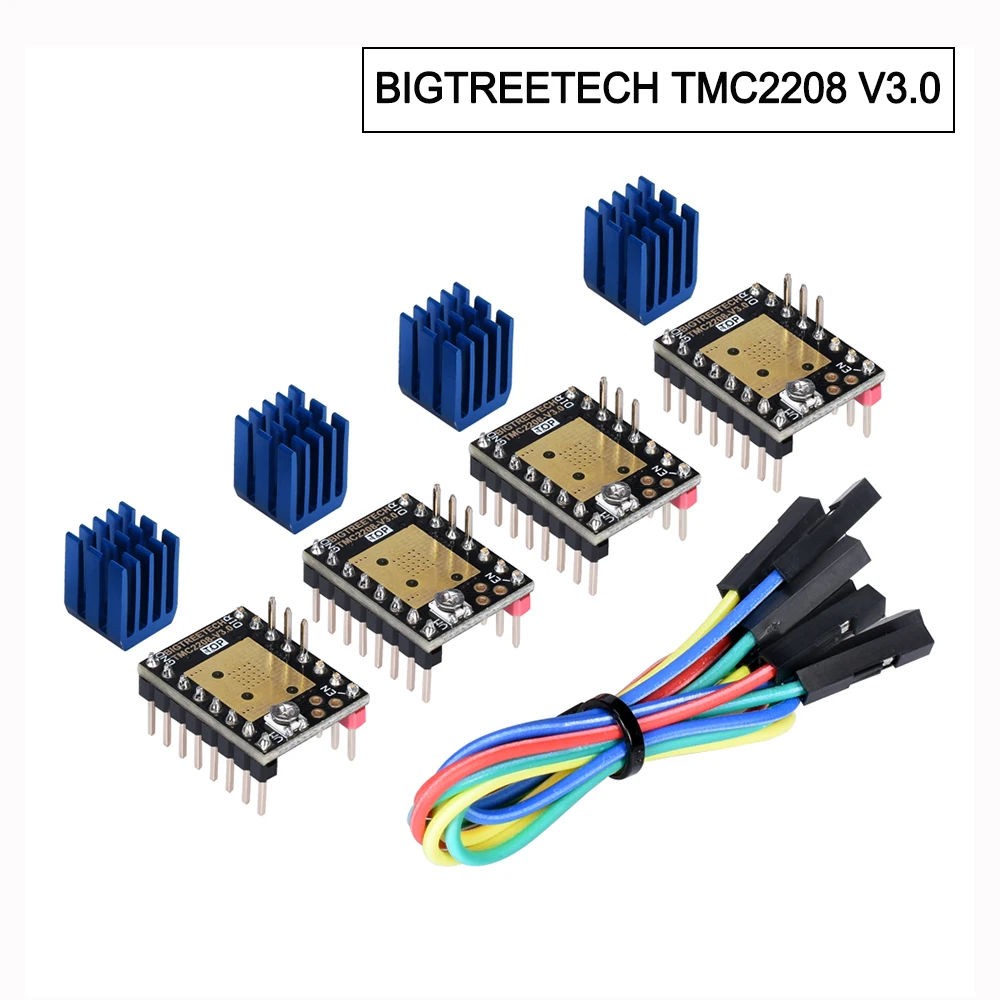BIGTREETECH TMC2208 V3.0 Stepper Motor StepStick Driver UART 3D Printer Parts reprap TMC2130 TMC2209 suit SKR MKS GEN Ramps 1.4