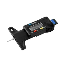 Портативный Размер 0-25 мм цифровой ЖК-дисплей Автомобильный цифровой измеритель глубины протектора шин измерительный инструмент для измерения шин мотоцикла штангенциркуль