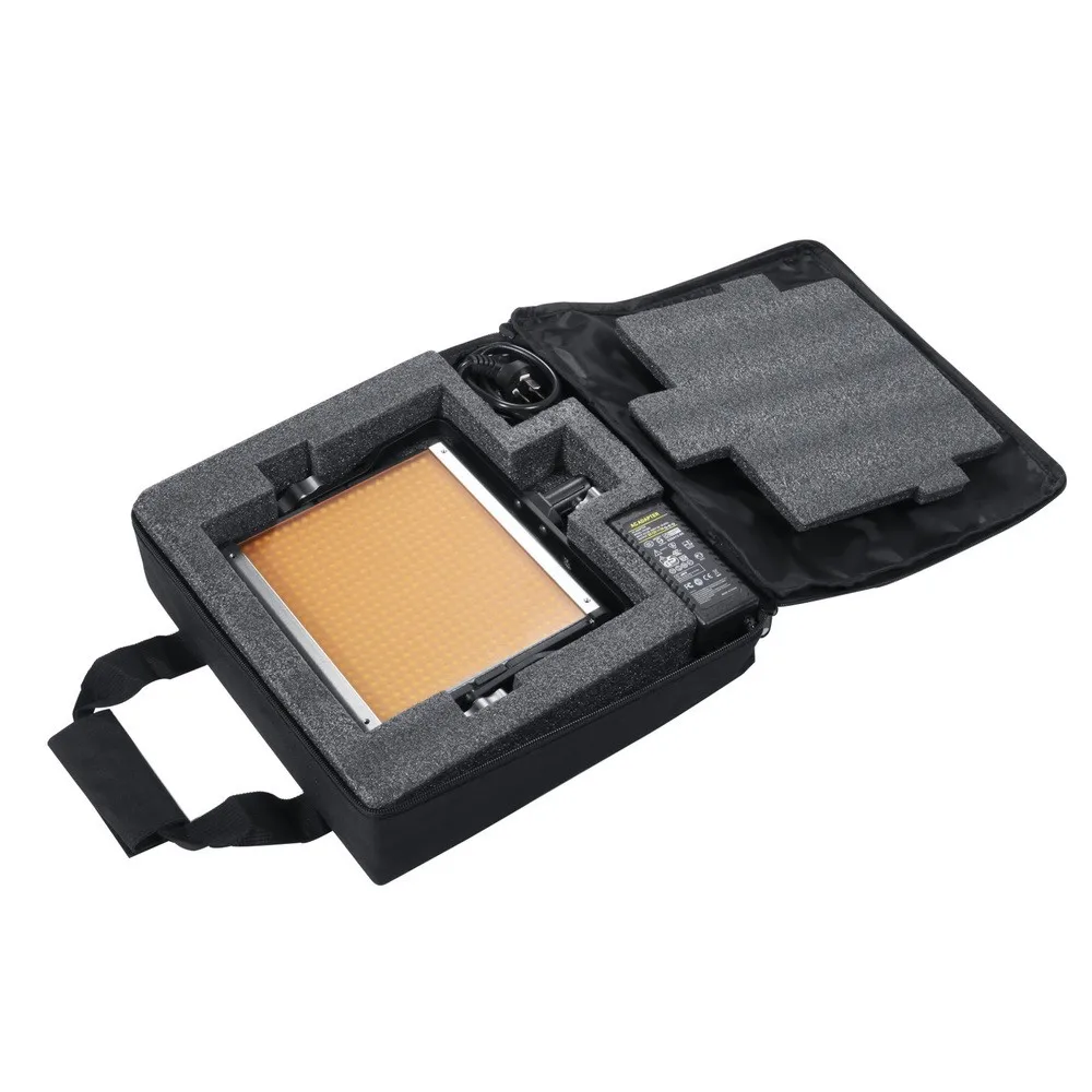 Selens GE-500 96% CRI 5600 К 3200 К Плавная затемнения видео светодиодный свет Алюминий основа с диффузором Honeycomb сетки шторки