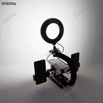 

Multifunctional mobile phone Live bracket desktop LED selfie beauty light lamp small portable Photo tripod CD50 T03