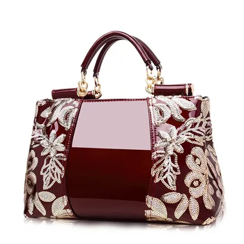 

AOILDLLI luxury famous brand women bags High-end counters genuine leather patent leather handbags women's handbags shoulder bags