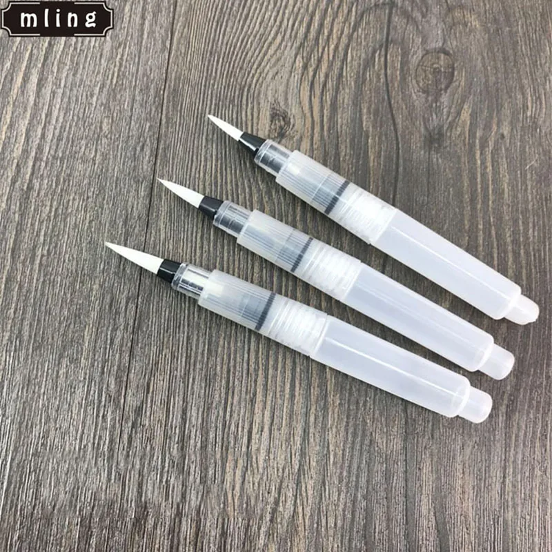 

mling 1PC Coloring Water Pen for Watercolor Cake Decorating Tools /Water Brush Painting Pen Fondant Cake Pen Decor