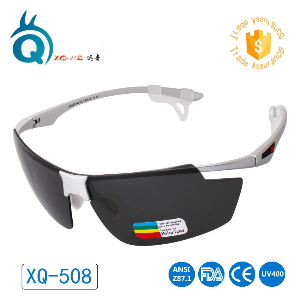 Shiny Silver XQ-HD поляризованные солнцезащитные очки унисекс UV 400, спортивные солнцезащитные очки для рыбалки, велосипедные солнцезащитные очки, подходят для любых видов активного отдыха - Цвет: Shiny Silver