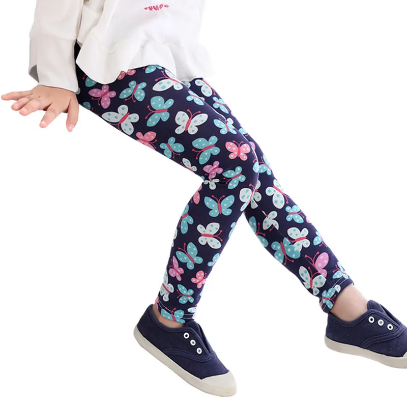 Леггинсы с цветочным принтом для девочек|girls pants|children pantsgirls leggings |