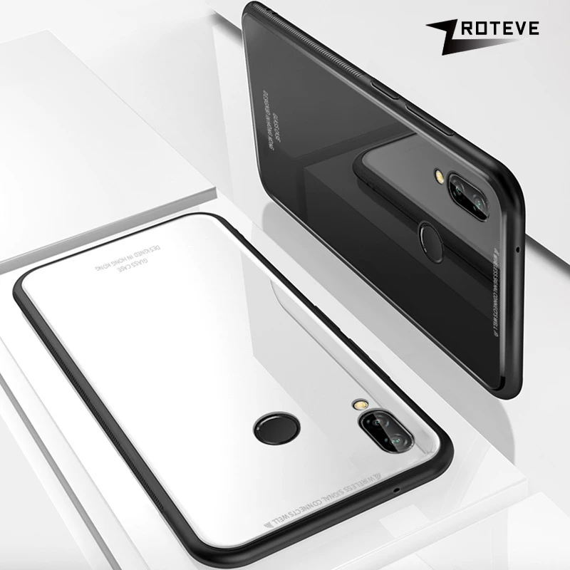 

Y9 2019 Case ZROTEVE Cover For Huawei Y7 Pro Prime 2019 Case Tempered Glass Cover For Huawei Y9 2019 Y5 Y6 Pro Prime Phone Cases