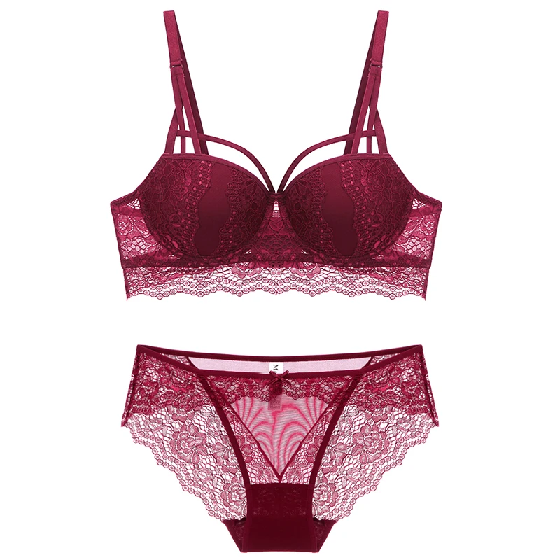 

New push up bra set conjunto lingerie and panty sexy underwear renda conjunto women brand sous vetement femme lenceria