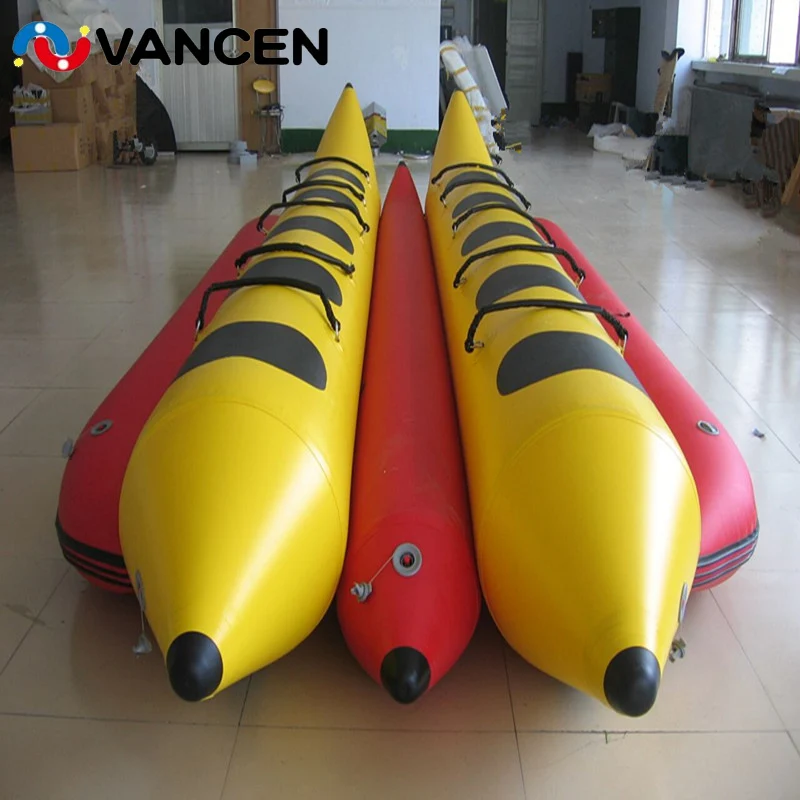 Одиночная трубка надувная лодка банан летающая рыба лодка Comercial Одиночная трубка 6 сидений воды плавающие игрушки для взрослых