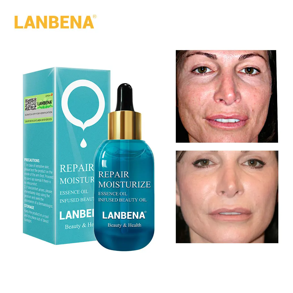 LANBENA восстанавливающее увлажняющее эфирное масло питательное вода и масло сбалансированное восстановление тусклая грубая гладкая кожа Антивозрастной уход для женщин 15 мл - Цвет: Repair