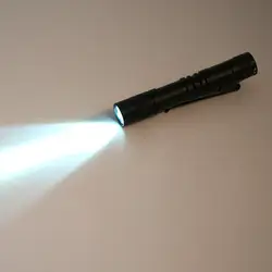 Светодиодный фонарик Pen Форма Портативный многофункциональный карман клип типа фонарик Открытый Велоспорт Пешие прогулки ночника