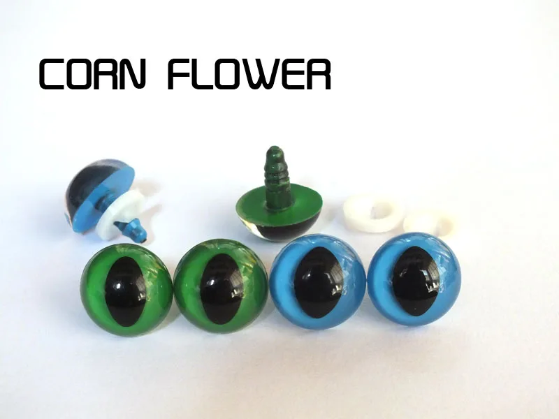

40pcs/lot--- 18mm Mix colors safety toy cat eyes &washers -- 20pcs per color