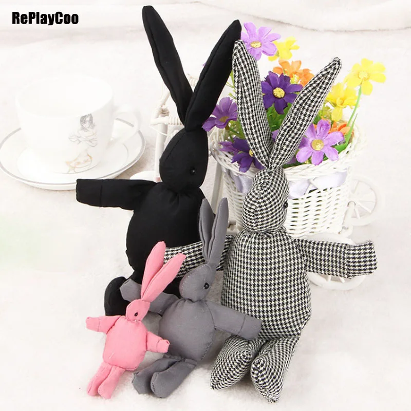 10Pcs/Lot Mini Rabbit Stuffed Plush Toys Small rabbit pelucia Pendant Kids Birthday Gift Party Decor dolls 017 | Игрушки и хобби