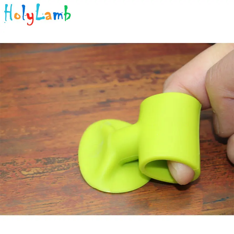 3 шт. силиконовая присоска дверная ручка анти столкновения Pad Mute уменьшить Шум