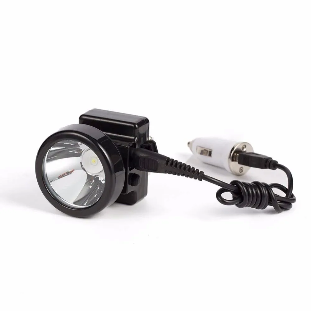 Kohree KL4.4Lm 3 Вт светодиодный налобный фонарь для горнодобывающей промышленности, перезаряжаемый фонарь для автомобиля и домашнего зарядного устройства, фара для наружного кемпинга, охоты IP54