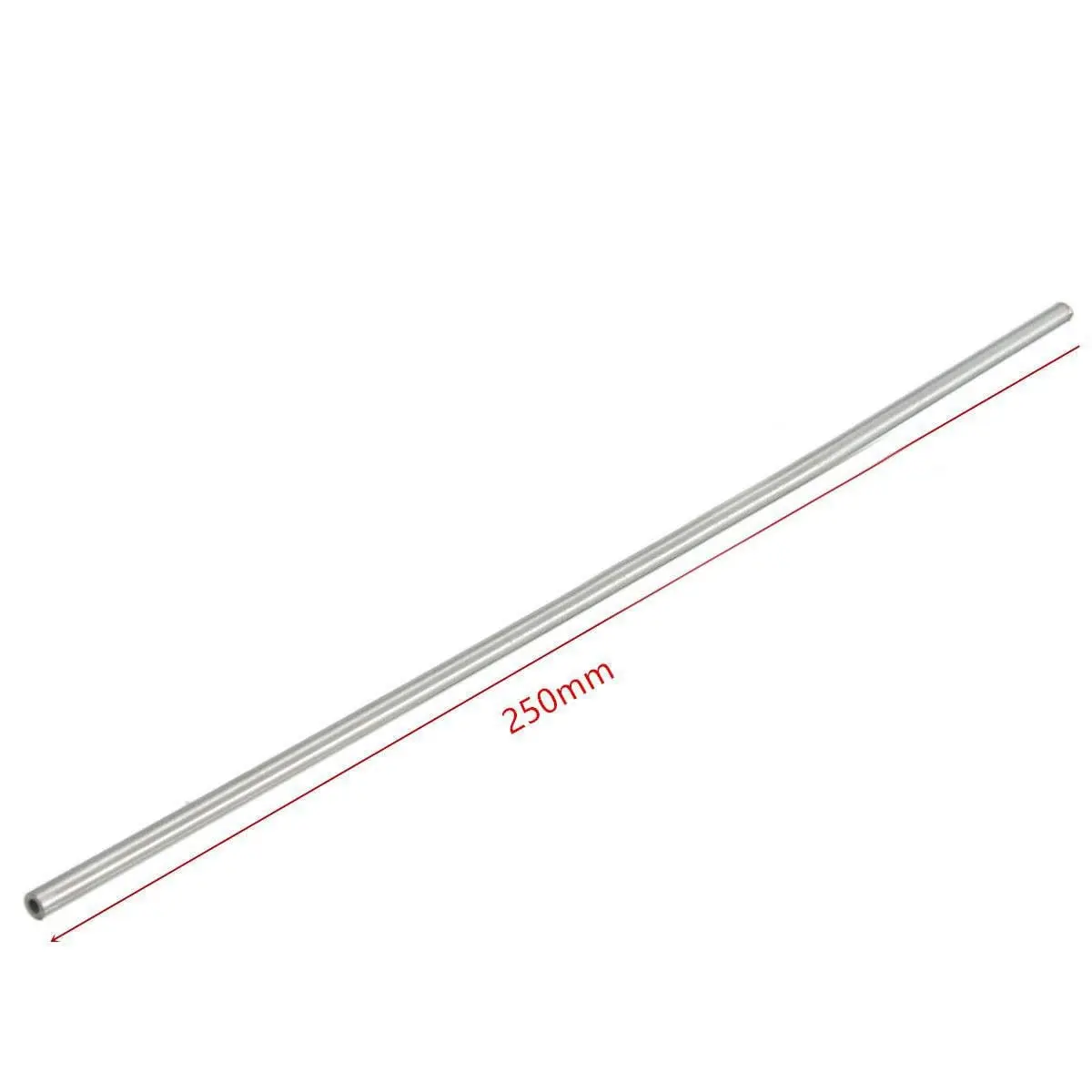 2pcs New Silver 304 Stainless Steel Capillary Tube 4mm OD 3mm ID 250mm Length