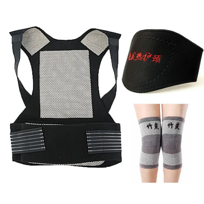 Tourmaline self heating therapy belt waist support kneepad