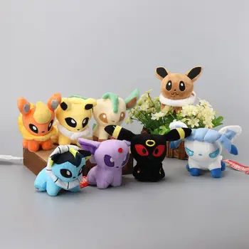 

8 Style Pikachu Cute Soft Plush Toy Dolls Umbreon Eevee Espeon Jolteon Vaporeon Flareon Glaceon Leafeon Kids Gift