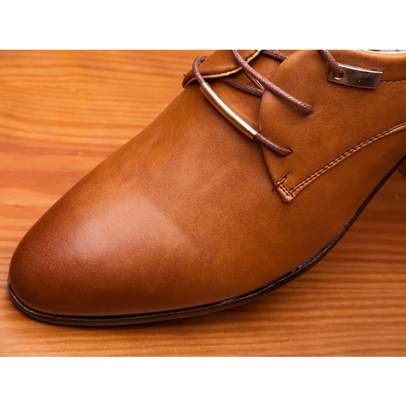 Mariage De En 48 Marié Formelle Hommes brown Cuir 38 Respirant Plus Taille Black Luxe Oxford Mode Robe Chaussures YAFYwqxf1v
