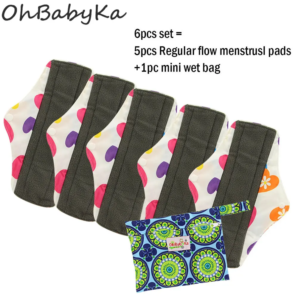 Buy Ohbabyka Sanitary Napkin Women Bamboo Charcoal