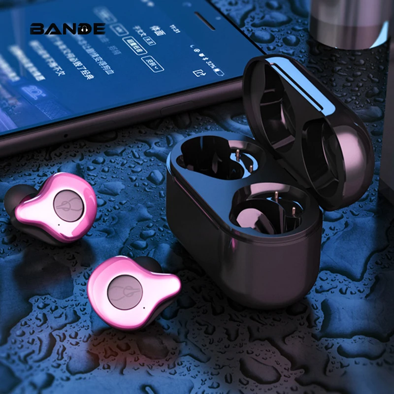 

BANDE HIFI High Quality 3D Surround Sound Wireless Bluetooth Headsets With 3000mAh Charge Box