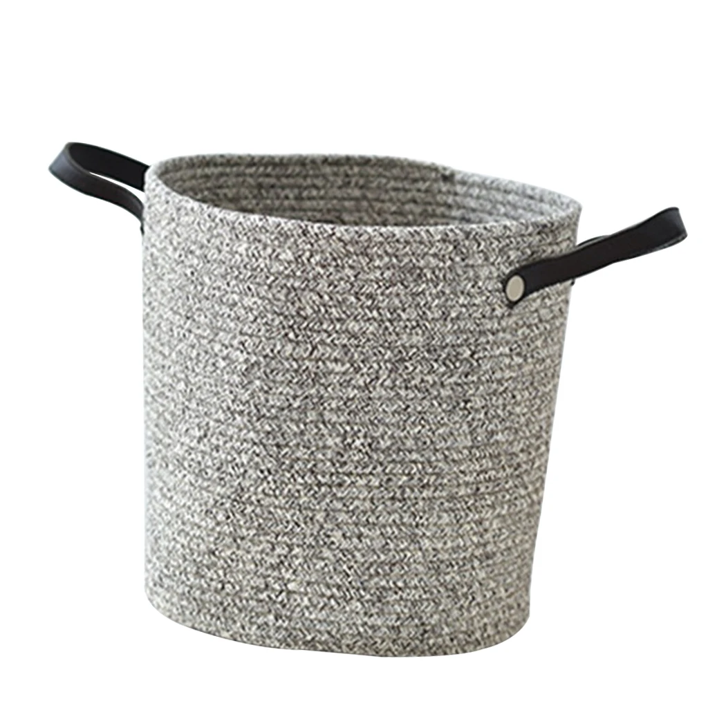 Large Cotton Rope Basket Woven Storage Basket Baby Bins for Diapers Laundry Organization Toys Towels Storage Container