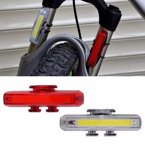 Sale 1 Set Bicycle Bike Front Rear Tail LED Light Mini Taillight USB Rechargeable 6