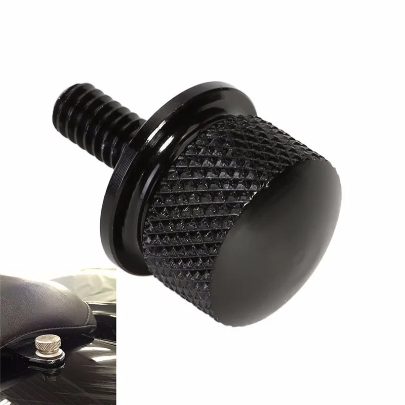 Seat Iron Cross Bolt Tab Screw Mount Knob Cover For Harley 1