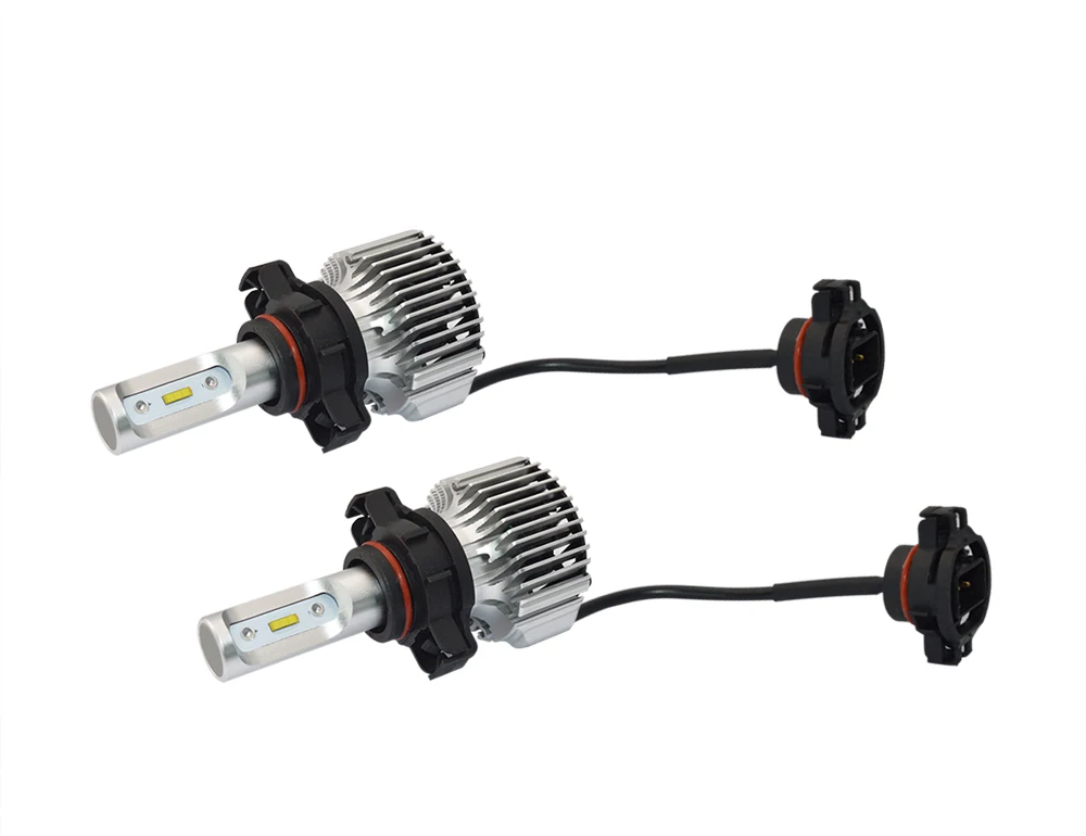 Пара мощных V1 H16 5202/PSX24W/5200/5201/9009 ZES чип светодиодный комплект автомобильных ламп