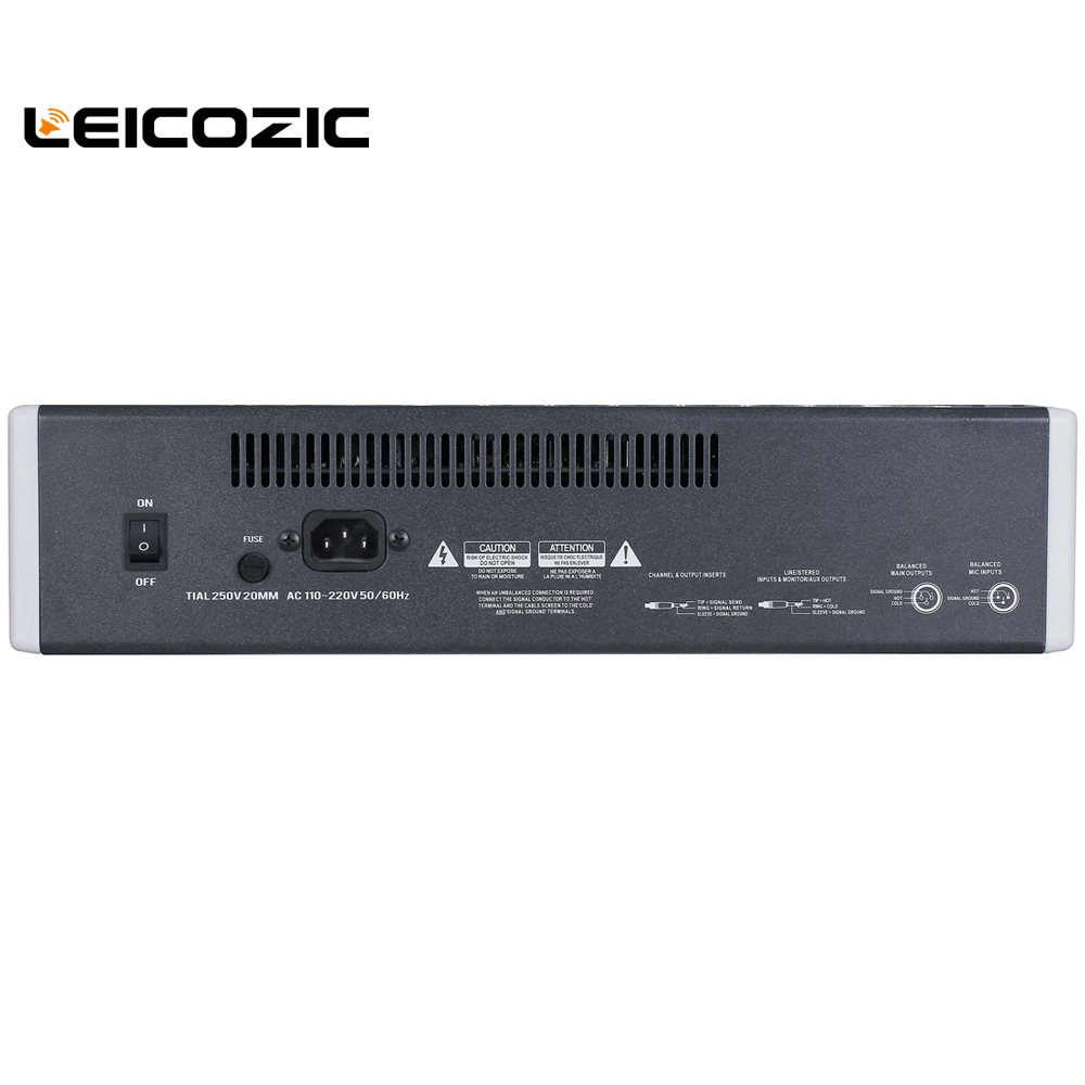 Leicozic HM12 8 канальный профессиональный миксер микшерный пульт + 48 В phantom power цифровой