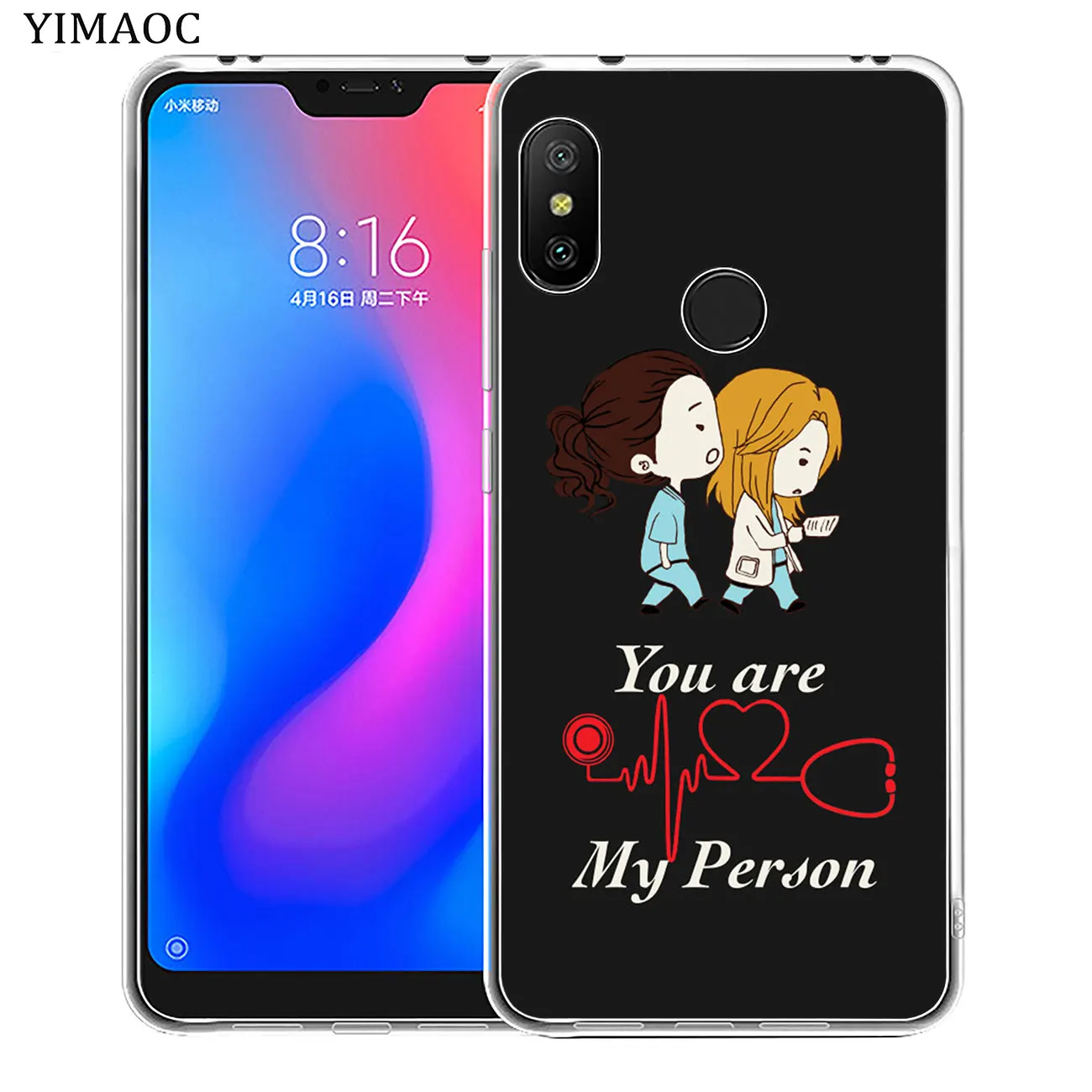 Мягкий силиконовый чехол YIMAOC You're My Person для Xiaomi Mi 9 9T CC9 CC9E A3 Pro 8 SE A2 Lite A1 pocophone f1 MiX 2S